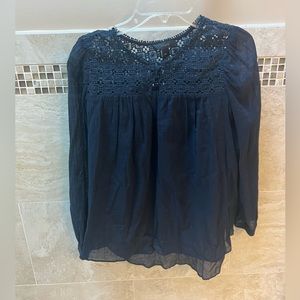 J. Crew navy long sleeve top